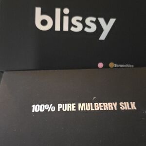 Blissy 100%   Silk Pillowcase - One Left QUEEN SIze White